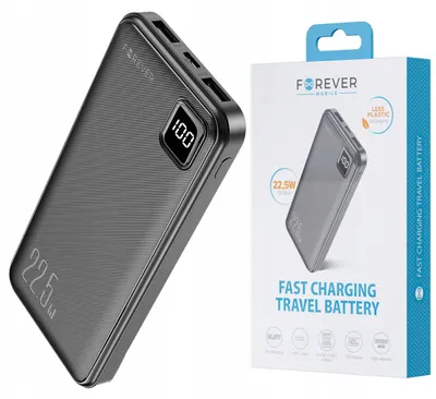 Zdjęcie produktu dla Szybki Powerbank 10000 Mah Do Ładowania Telefonu Usb-A Usb Typ-C 22,5W