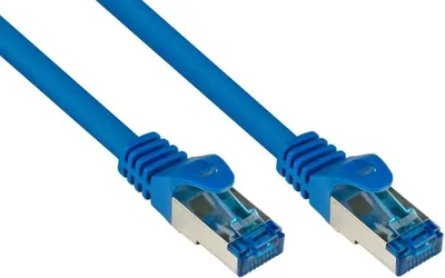 Produktbild von Good Connections Cat.6A Patchkabel S/FTP HF blau 20m