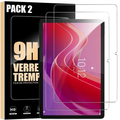 Image de 2x Verre Trempé pour Lenovo Tab M11 2024 - Protection Anti-Rayures Antichoc Transparent
