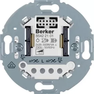 Produktbild von Berker 85422101 Universal Tastdimmer 2f, Tragring rund