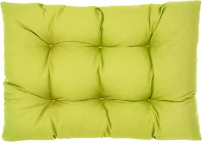 Produktbild von Best Wool rückenlehne für palettenkissen, wetterfestes europaletten polster mit Polyurethanflockfüllung – limette 120x80 cm