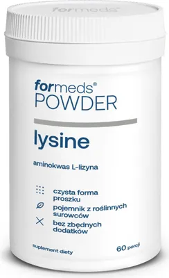 Produktbild von ForMeds F-Lisyne 500 mg L-Lysin-Pulver, 60 Portionen