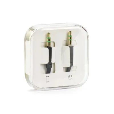 Immagine prodotto di Cavo AUX JACK STEREO 3,5 mm nero 1 m (in confezione)