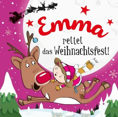 Produktbild von Namens-Weihnachtsbuch - Deine persönliche Weihnachtsgeschichte mit Namen Emma