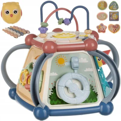 Image de Kruzzel 17249 Cube interactif éducatif avec sons