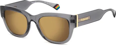 Image de Polaroid PLD 6213/S/X MATTE GREY/GREY GOLD 51/21/140 Lunettes de soleil pour femmes