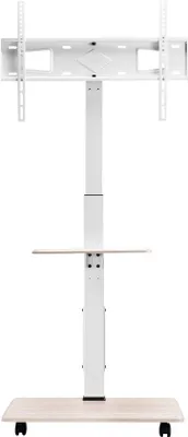 Image de Support TV pour écrans de grande taille jusqu'à 40 kg, pivotant de 25°, réglable en hauteur, idéal pour les chambres et les salons