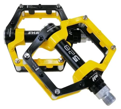 Imagen del producto de Pedales de bicicleta de aluminio con rodamientos sellados y superficie antideslizante