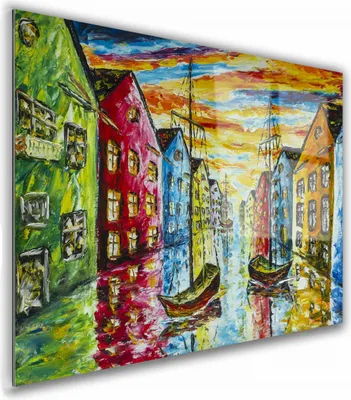 Zdjęcie produktu dla OBRAZ NA SZKLE PROSTOKĄTNY 40x30cm 106 Wenecja