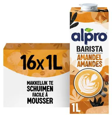 Produktbild von ALPRO Barista Mandeldrink 1 L – 2 x (8 x 1 L)