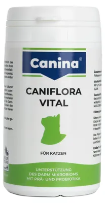Produktbild von 60 g Canina CANIFLORA VITAL für Katzen - Ergänzungsfuttermittel für Katzen - unterstützt das Mikrobiom des Darms