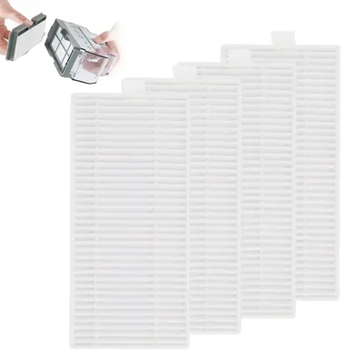 Produktbild von Ersatz-Staubsaugerfilter - 4 Stück HEPA-Filter für Roboter-Staubsauger - waschbar und wiederverwendbar