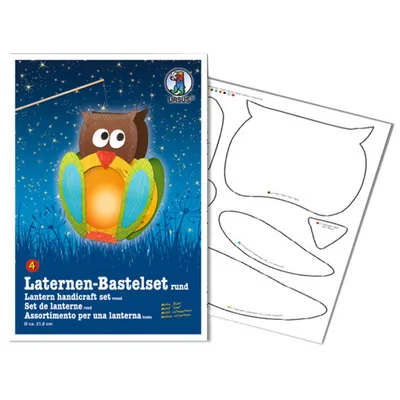 Produktbild von URSUS Laternen-Bastelset "Eule"