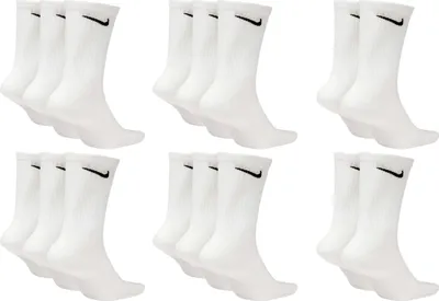 Produktbild von 8 Paar Nike Everyday Lightweight Crew SX7676 Tennis Socke - Farbe: weiß - Größe: 38-42
