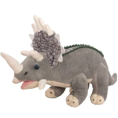 Produktbild von Plyšová hračka Triceratops sivý 28 cm