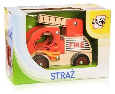 Produktbild von Holzauto – Feuerwehr – Daffi