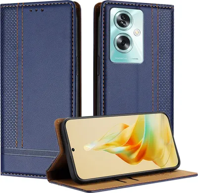 Obrázek produktu pro Pouzdro pro OPPO A79 5G kožené flipové pouzdro s funkcí stojánku modré