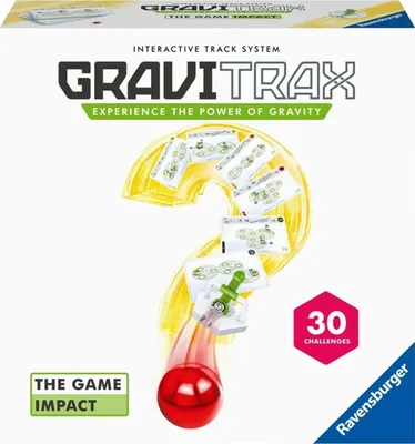 Zdjęcie produktu dla Ravensburger GraviTrax The Game Impact - gra logiczna dla fanów marmurowych torów, zabawka konstrukcyjna dla dzieci w wieku 8 lat i starszych