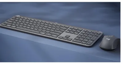 Produktbild von Signature Slim Combo MK950 for Business (graphit, DE-Layout, Scherenmechanik, Logi Bolt, Bluetooth, für Windows/macOS/ChromeOS/Linux/iPadOS/Android)