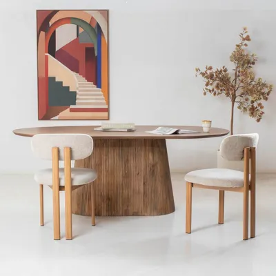 Produktbild von Giga Meubel Esstisch Salvador - Natur Holz - 160x100x76cm