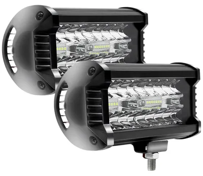 Produktbild von CCLIFE Led Arbeitsscheinwerfer 12V Scheinwerfer Auto TraktorIP67 Offroad 6500K Wasserdicht Arbeitslicht Spotlight für SUV CushHom, 7 Zoll 120W 2pcs