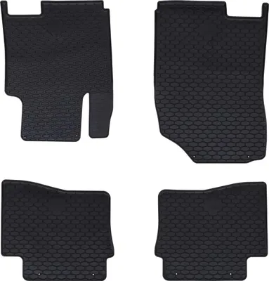 Productafbeelding van vidaXL Autovloermatten, 4 stuks, geschikt voor HYUNDAI i20 (2014-2019), rubber