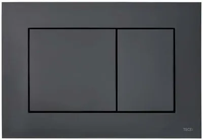Produktbild von TECEnow WC-Betätigungsplatte für Zweimengentechnik, schwarz, 9240403