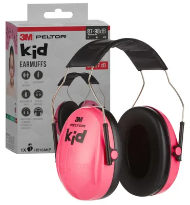 Produktbild von 3M™ PELTOR™ Kapselgehörschutz für Kinder - SNR-Wert 27 dB - Anti-Lärm-Kopfhörer - Pink