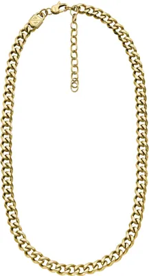 Produktbild von Fossil Halskette Herren Bold Chains Edelstahl Gold-Ton JF04612710