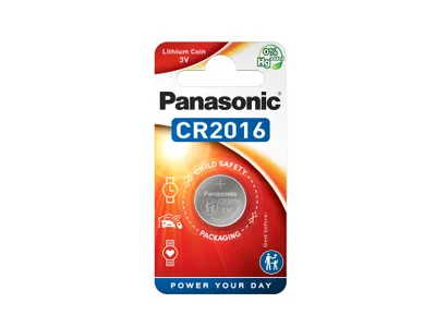 Produktbild von Panasonic CR2016 - LITHIUM COIN, Alkali, 3 V, 90 mAh, 1.6 g