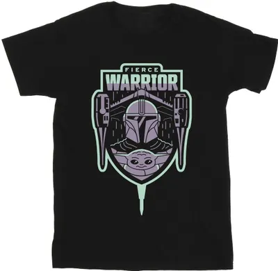 Produktbild von Star Wars - "The Mandalorian Fierce Warrior" T-Shirt für Herren BI47457 (XXL) (Schwarz)