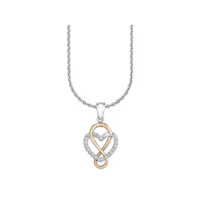 Produktbild von S.Oliver Kette Herz Infinity für Damen aus Sterlingsilber