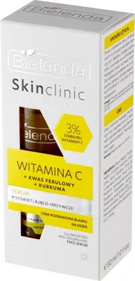 Obrázek produktu pro Bielenda Skin Clinic Professional Rozjasňující a revitalizační denní sérum s vitaminem C 30ml