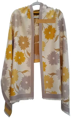 Productafbeelding van Pashmina sjaal met cashmere-textuur voor herfst en winter