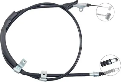 Produktbild von A.B.S. Handbremsseil Seilzug Feststellbremse für HONDA ACCORD VI Coupe (CG) Hinten Rechts K14120