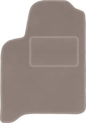 Produktbild von Fahrerfußmatte Velours beige passend für Renault Scenic I (1996-2003, Minivan) – mit Befestigungen – passgenau