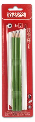 Produktbild von Schulbleistifte - hart - 3er Set