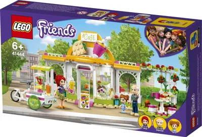 Produktbild von LEGO 41444 Friends Heartlake City -Café Set, Restaurant Spielzeug ab 6 Jahren mit Mia und anderen Mini-Puppen, Lernspielzeug
