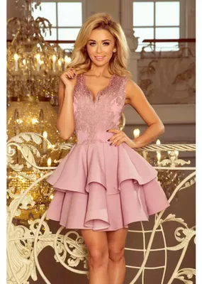Produktbild von Numoco Formelle Frauenkleider Charlotte lila S