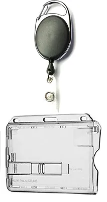 Produktbild von Ausweisset Ausweisjojo Jojo GRAU Zipper Kartenhülle Ausweishülle TRANSPARENTER Ausschieber