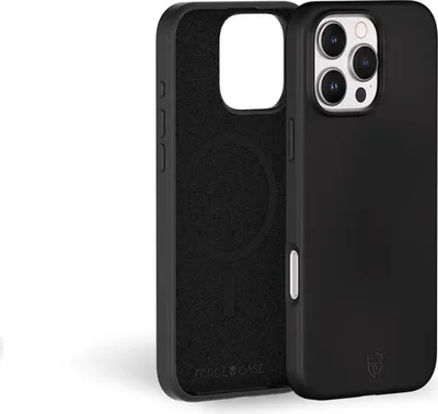 Image de Coque Silicone Renforcée MagSafe pour IP16 Pro Noire