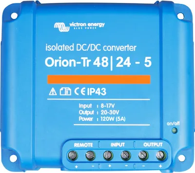 Immagine prodotto di Convertitore Victron Energy Orion-Tr 48/24-5A 120 W 48 V - 24,2 V (ORI482410110)