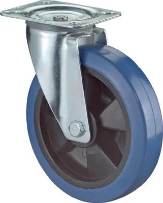 Image de Roulette pivotante D.100mm Trgf.140kg Disque L104xB80mm