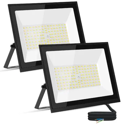 LED-Strahler 100W 9000lm IP65 kaltweiß 6500K für Außen