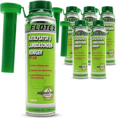 Produktbild von Flotex Katalysator & Lambdasondenreiniger, 6 x 250ml Reiniger Additiv