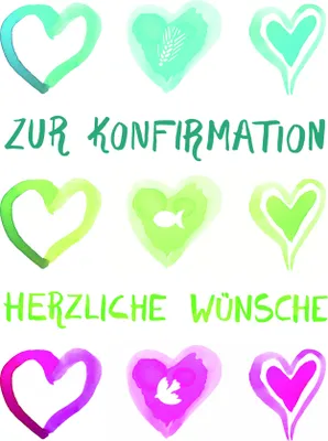 Produktbild von AV - Konfirmation - Glückwunschkarte im Format 11,5 x 17