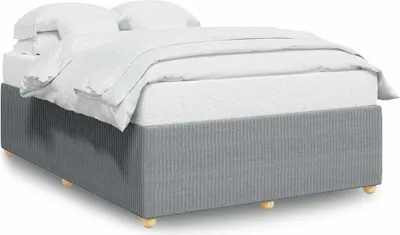 Immagine prodotto di vidaXL Struttura letto senza materasso grigio chiaro 140x190 cm tessuto