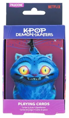 Productafbeelding van K-Pop Demon Hunters speelkaarten in blik