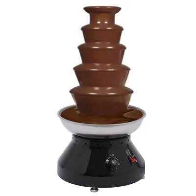 Zdjęcie produktu dla 230W Fontanna czekoladowa Fontanna czekoladowa do fondue Fontanna czekoladowa do fondue Fontanna czekoladowa 3000ml Czarny