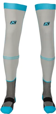 Produktbild von Klim Aggressor -1.0 Knee Brace Socken, grau/blau, M